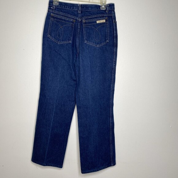 Vintage 1980's Calvin Klein Jeans High Rise Size 14 Made in the USA 100% Cotton - Picture 6 of 12